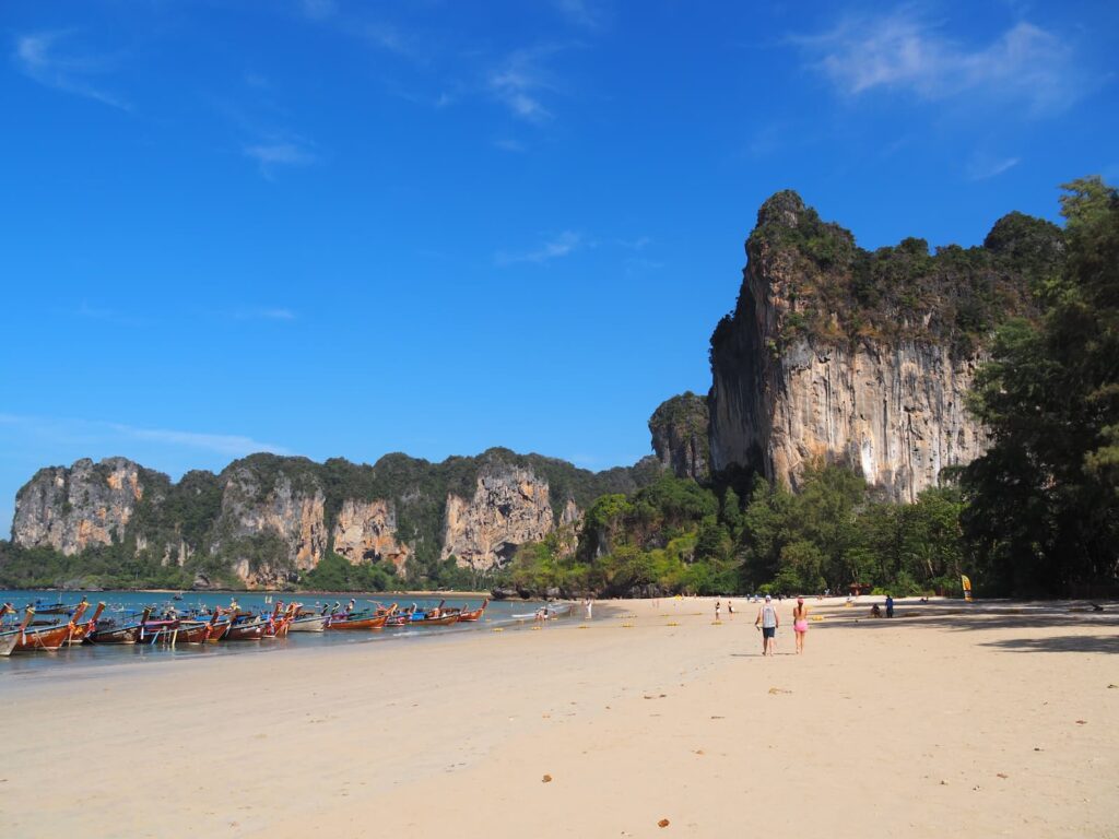 Panorama plaży Railay West