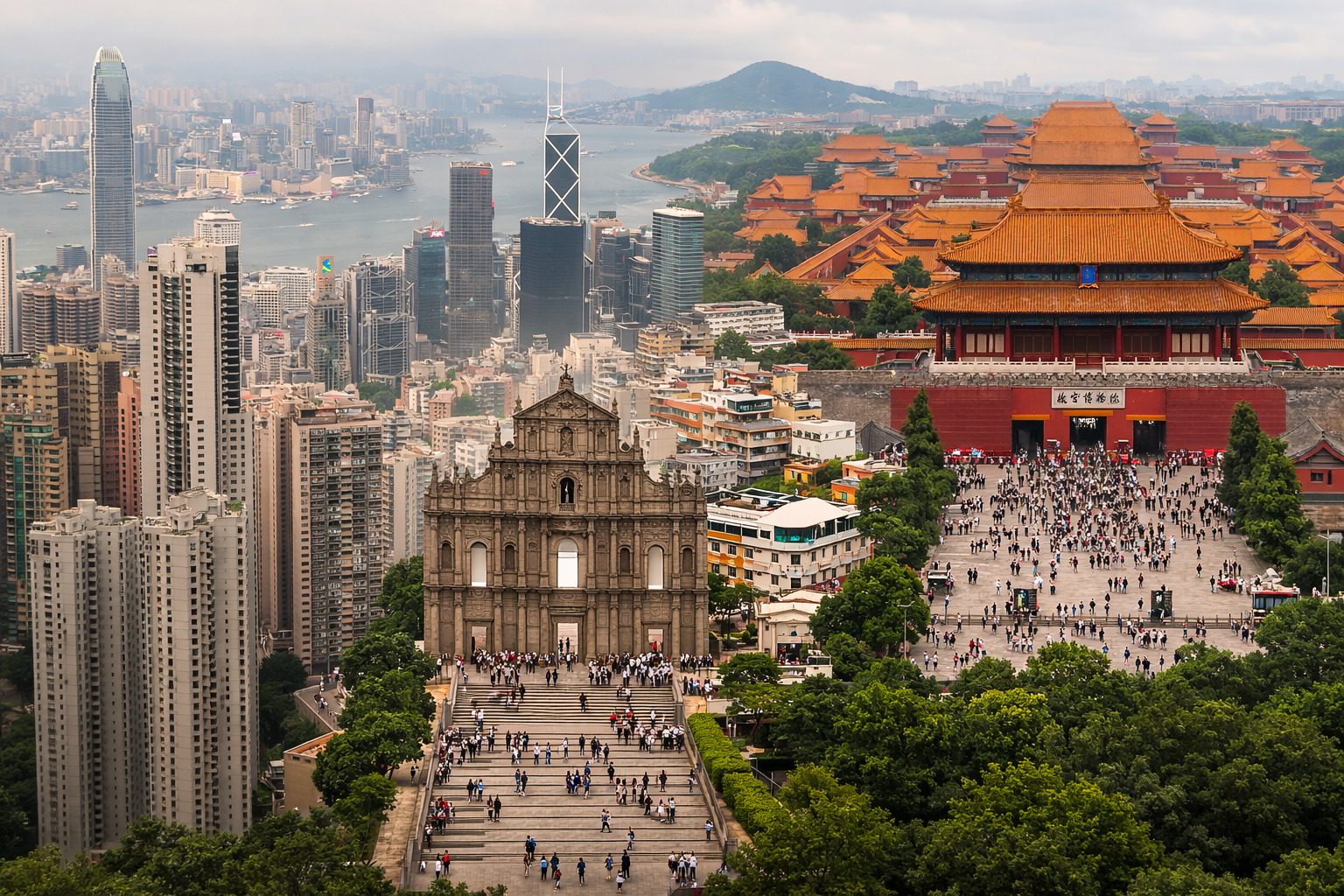 Panorama Hongkongu oraz Zakazane Miasto w Pekinie – podróż po Chinach z dziećmi