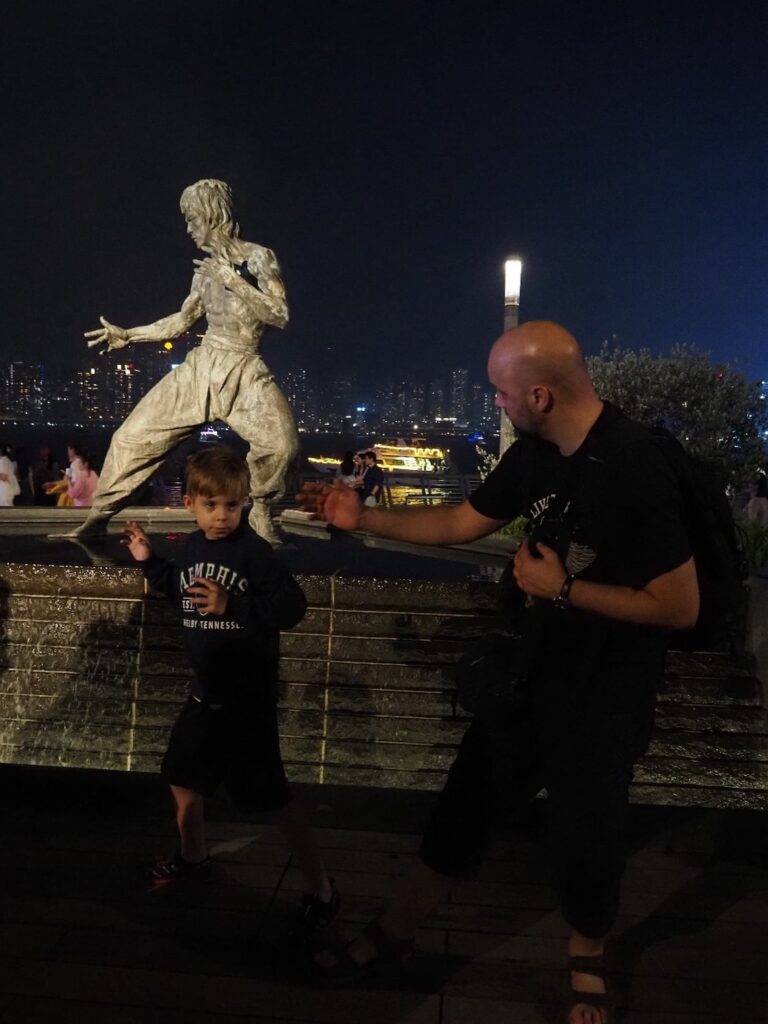 Hongkong Avenue of Stars pomnik Bruce Lee