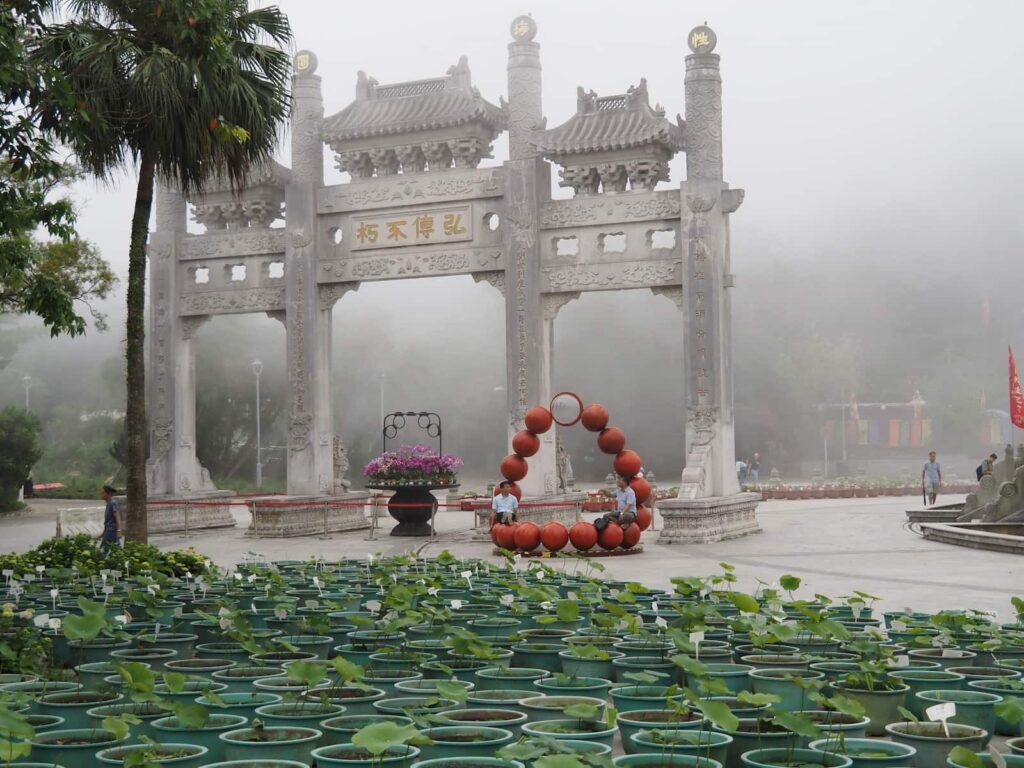 Hongkong brama kompleks Tian Tan Buddha