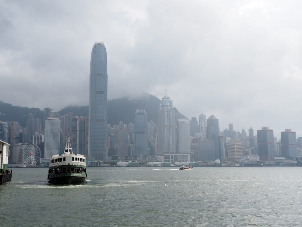 Hongkong Star Ferry prom między Kowloon a wyspą Hongkong